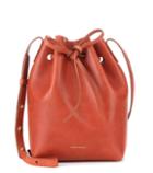 Mansur Gavriel Mini Leather Bucket Bag