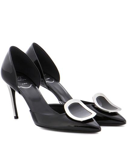 Roger Vivier Dorsay Sexy Choc Patent Leather Pumps