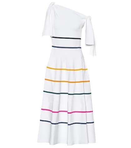 Carolina Herrera Stretch Knit Midi Dress