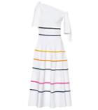 Carolina Herrera Stretch Knit Midi Dress