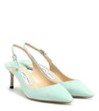 Jimmy Choo Exclusive To Mytheresa – Erin 60 Suede Slingback Pumps