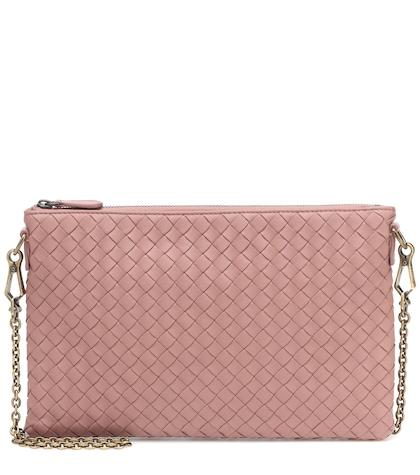 Bottega Veneta Biletto Chain Leather Shoulder Bag