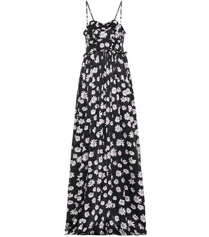 Balenciaga Floral-printed Silk Jacquard Dress