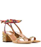 Bottega Veneta Valentino Garavani Embellished Leather Sandals