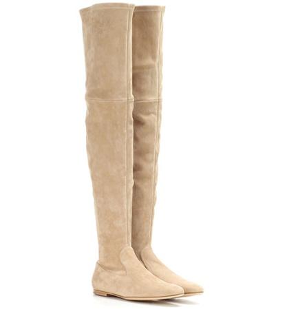 Gabriela Hearst Connan Suede Over-the-knee Boots