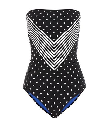 Stella Mccartney Printed Strapless Swimsuit