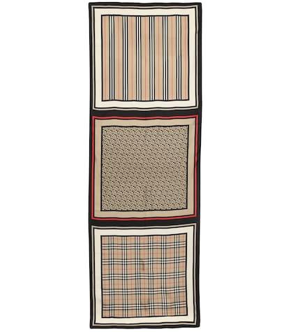 Burberry Monogram Silk Scarf