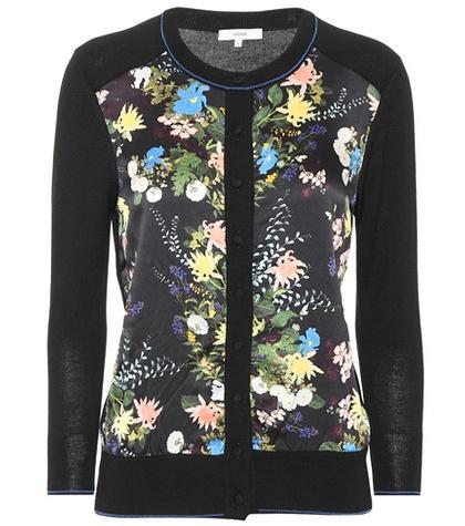 Erdem Wool And Silk-blend Floral Cardigan