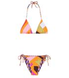 Emilio Pucci Beach Reversible Triangle Bikini