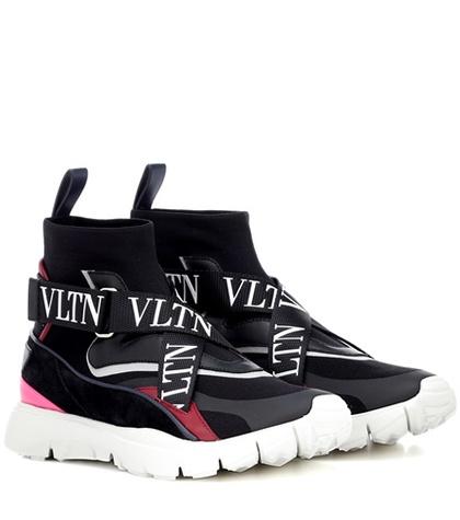 Valentino Garavani Valentino Garavani Stretch-knit Sneakers