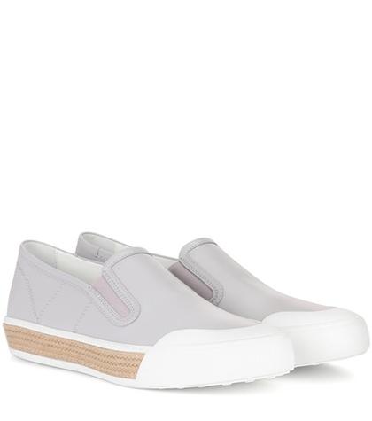 Maticevski Leather Slip-on Sneakers
