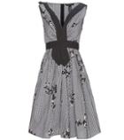Marc Jacobs Gingham Cotton Dress With Appliqué