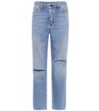 Saint Laurent High-waisted Cropped Jeans