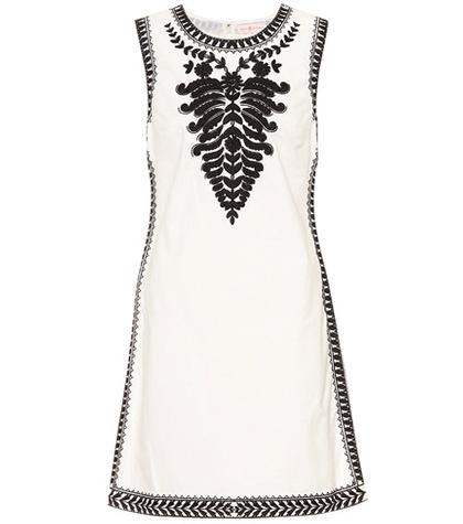 Redvalentino Embroidered Cotton Dress