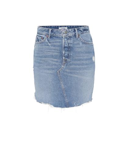 Grlfrnd Rhoda High-rise Denim Miniskirt