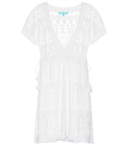 Malone Souliers Adelina Embroidered Minidress