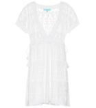 Malone Souliers Adelina Embroidered Minidress