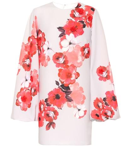 Costarellos Floral Crêpe Minidress