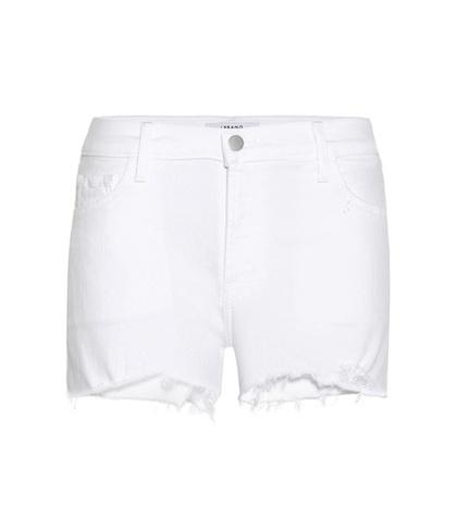 J Brand Mid-rise Denim Shorts