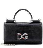 Dolce & Gabbana Von Leather Shoulder Bag