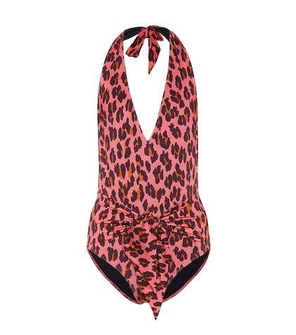 Stella Mccartney Printed Halter Swimsuit