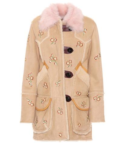 Coach Drifter Shearling-lined Coat
