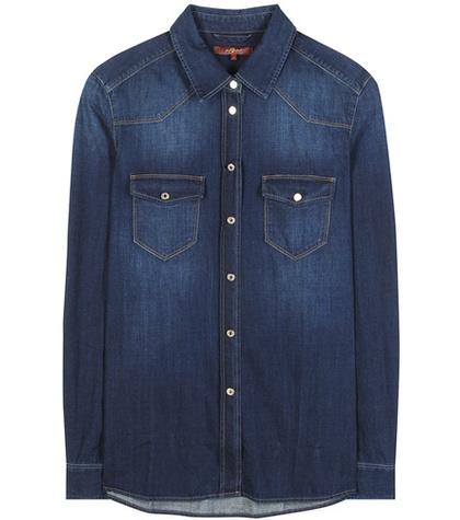 Mcq Alexander Mcqueen Classic Western Denim Shirt