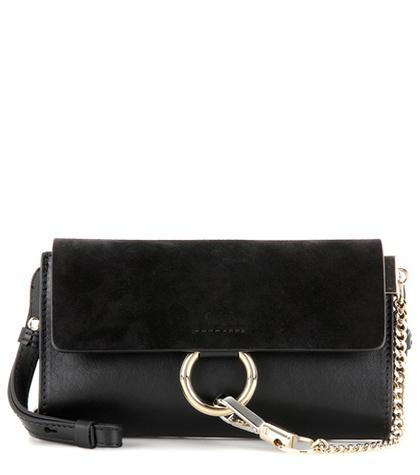 Chlo Faye Mini Leather Wallet Bag