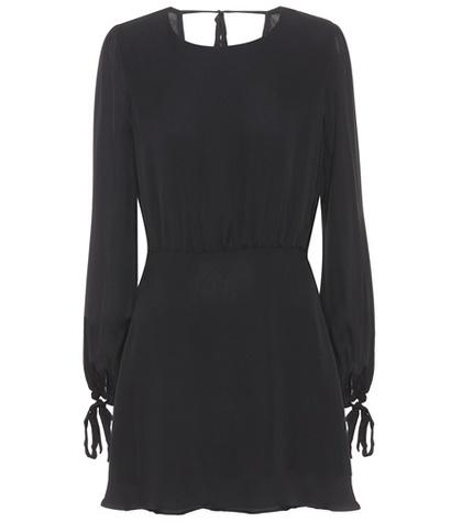 Valentino Tie-sleeve Silk-crêpe Minidress