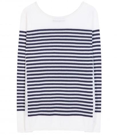 Loro Piana Barca North Cape Striped Baby Cashmere Sweater