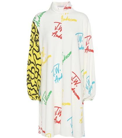 Valentino Printed Crêpe Dress