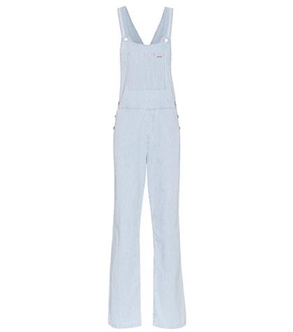 A.p.c. Montana Striped Cotton Overalls