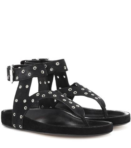 Moncler Elwina Leather Sandals