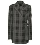 Tibi Checked Layered Blazer