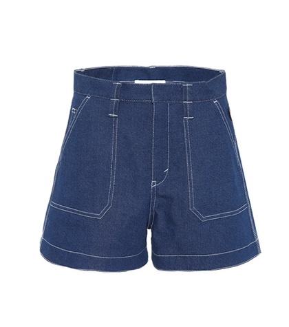 Peter Pilotto Flared Denim Shorts