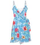 Athena Procopiou In Bloom Silk Minidress