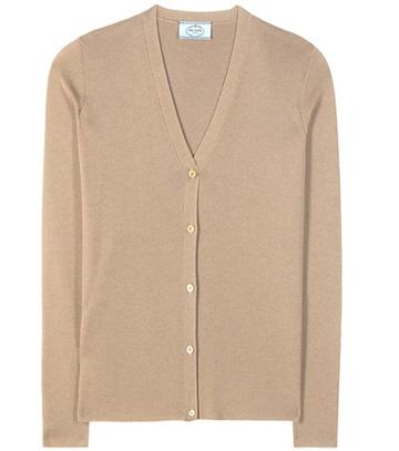 Prada Cashmere And Silk Cardigan