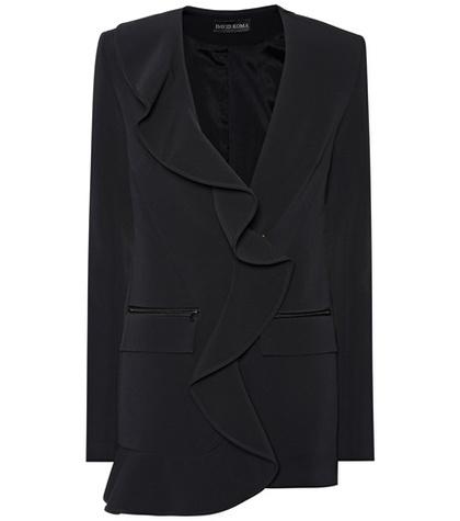 David Koma Ruffled Cady Blazer