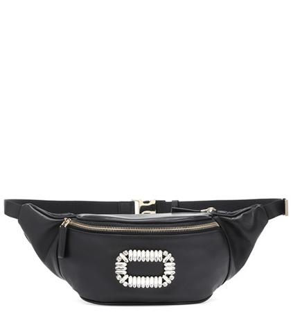 Roger Vivier Belty Viv' Leather Belt Bag