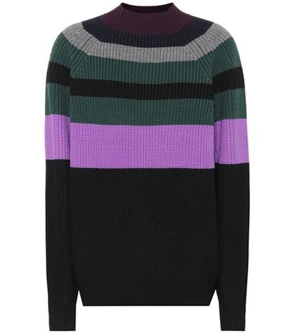 Victoria Victoria Beckham Striped Wool Sweater