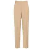 The Row Matea High-rise Linen-blend Pants