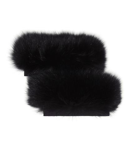 Stella Mccartney Susanna Fox Fur Cuffs