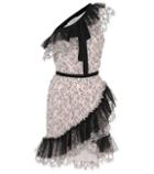 Philosophy Di Lorenzo Serafini One-shoulder Lace Minidress