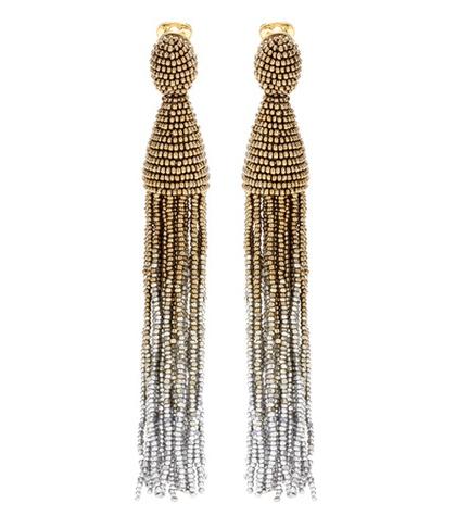 Jimmy Choo Tassel Clip-on Earrings