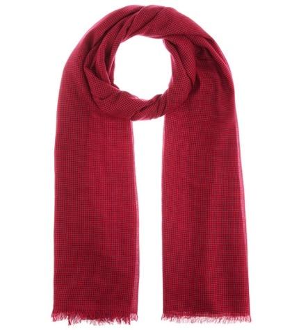 Max Mara Woody Houndstooth Wool Scarf