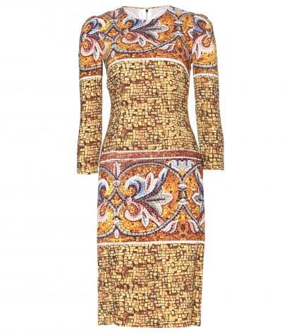 Dolce & Gabbana Printed Crêpe Dress