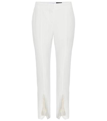 Stella Mccartney Mid-rise Straight Crêpe Pants