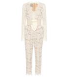 Stella Mccartney Pearl Lace Jumpsuit
