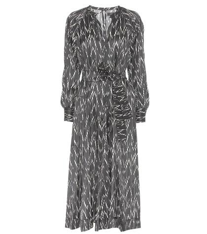 Isabel Marant Olympe Printed Silk Midi Dress