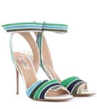Jardin Des Orangers Valentino Garavani Rainbow 105 Suede Sandals
